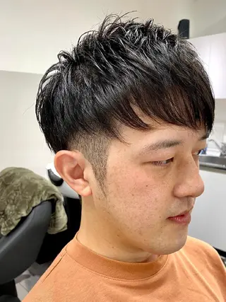 メンズ ショート ﾒﾝｽﾞ＆ｼｮｰﾄ LEA山村真史のヘアスタイル