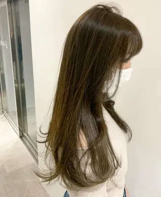 ロング カラー ヘアアレンジ SALOWIN原宿ash店所属・憧れの艶ハイトーンへ 🌙サイダサキのヘアスタイル