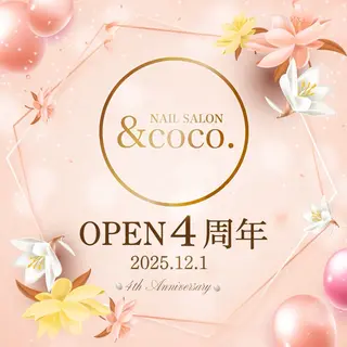 ＆coco.所属・＆ coco.のネイルデザイン