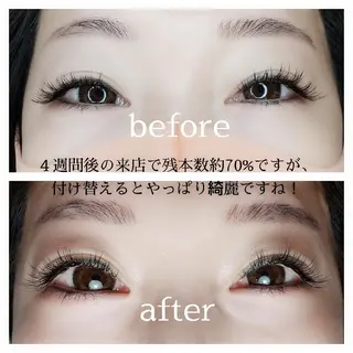 マツエク・マツパ Rouge ・ K  　のマツエク・マツパデザイン