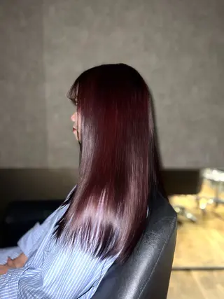 カラー 松井 咲樹のヘアスタイル