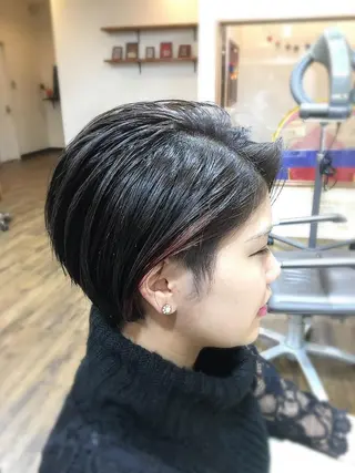 ショート カラー ✨大人美人ショート✨ 店長　藤井一輝のヘアスタイル