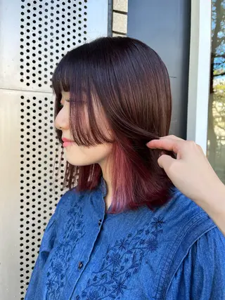 ミディアム カラー ichiyo所属・i sのヘアスタイル