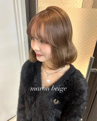 ショート カラー moe🎀 透明感カラーのヘアスタイル