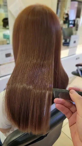 セミロング 【髪質改善美容師】t occa茨木篠原健太のヘアスタイル