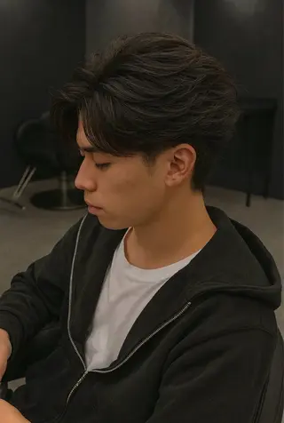 ミディアム パーマ ヘアアレンジ メンズ 💥メンズ特化美容師 "小林 海斗"💥のヘアスタイル