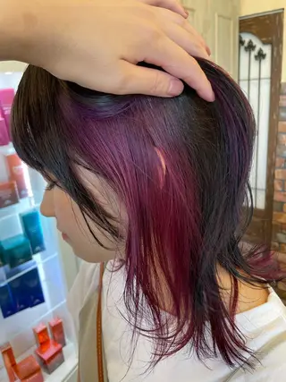 ミディアム カラー Avis Hair Works所属・野田 歩のヘアスタイル