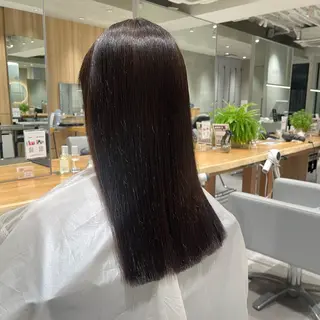 ロング youres hair恵比寿本店所属・縮毛矯正×レイヤー カット/飯田 輝のヘアスタイル