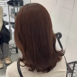 ミディアム カラー 原宿 艶カラー🫧 ちり🍎のヘアスタイル