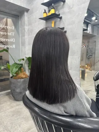 ミディアム カラー あなたのお悩み改善" You"💚❤️💛のヘアスタイル