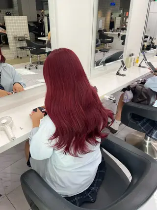 ロング カラー ヘアアレンジ 💗横浜美容室 💗HARUNAのヘアスタイル