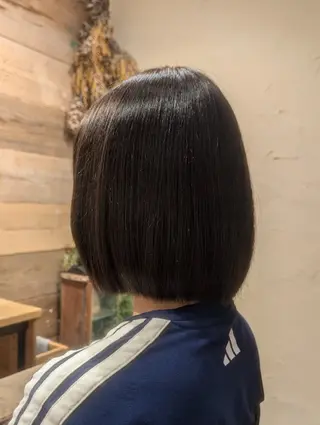 ミディアム 吉田 彩のヘアスタイル