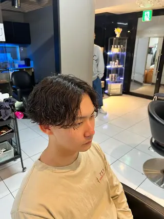 パーマ メンズ パーマ特化美容師 茂木広幸のヘアスタイル