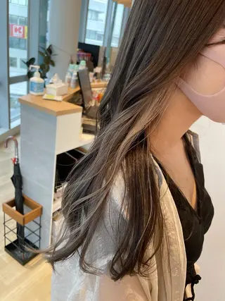 ロング カラー 美髪形成!色素改善! 秋田 和輝のヘアスタイル