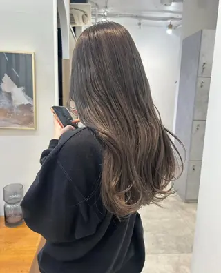 ロング 🫧ナチュ惹かれヘア 🫧前野志帆のヘアスタイル