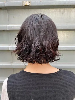 ショート パーマ satsuki 暖色・ブラウンカラーのヘアスタイル