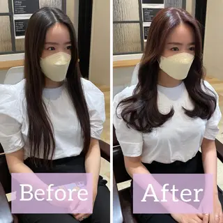 ロング LOMA🇰🇷 銀座クボタのヘアスタイル