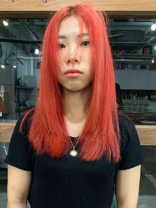 ロング カラー 似合わせウルフ/ レイヤー/山本祐輔のヘアスタイル