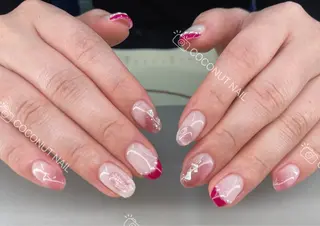 ネイル 神田 ココナッツのネイルデザイン