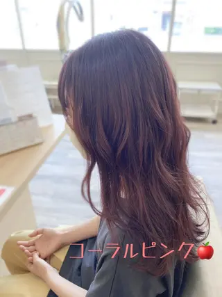 セミロング カラー 伊庭 勇輝のヘアスタイル