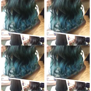 ミディアム セミロング カラー ヘアアレンジ This所属・🟦髪質改善6年 💊YAMAMOTOのヘアスタイル