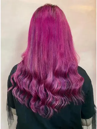 ロング カラー ヘアアレンジ R3 Eyelash RSKのマツエク・マツパデザイン