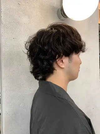 ミディアム 🌀イージーパーマ /KAISEI🌀のヘアスタイル