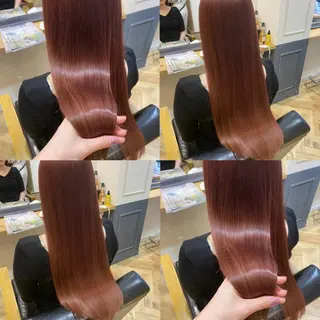 ロング カラー 艶カラー/韓国顔周り 🎀mamiのヘアスタイル