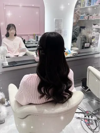 ヘアアレンジ lien momoのヘアスタイル