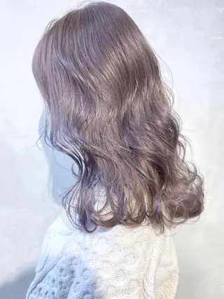 ミディアム カラー パーマ ヘアアレンジ ITbyALBUM 八王子店のヘアスタイル