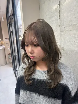 セミロング ハイトーン特化/個室 RISE🩶のヘアスタイル