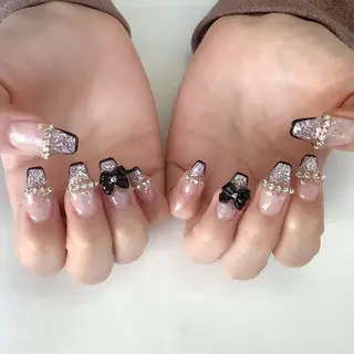 ネイル 💎🐰 saki. m 🐰💎のネイルデザイン