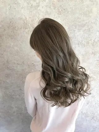 ミディアム カラー パーマ nubes所属・🌟高田 聖菜🌟のヘアスタイル