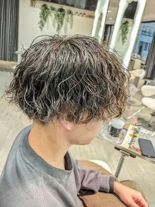 パーマ 小川 健治✨のヘアスタイル