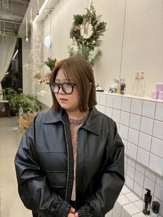 カラー 🌷花屋併設サロン 荘司まゆり🌷のヘアスタイル