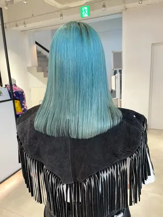 セミロング カラー 🇰🇷カルマパーマ kaito🇰🇷のヘアスタイル