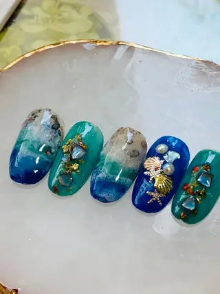 ネイル 自宅ネイルサロン ♦️nuance♦️のネイルデザイン