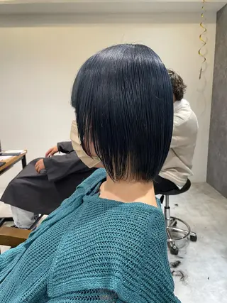 ショート カラー 田中大星 /ボブ 縮毛矯正のヘアスタイル