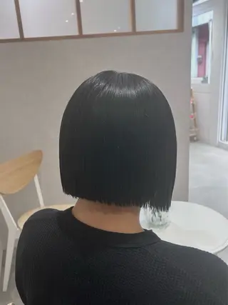 ミディアム maoお洒落ヘア bob/艶カラーのヘアスタイル