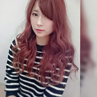 カラー ロング ma cherie 　naoのヘアスタイル