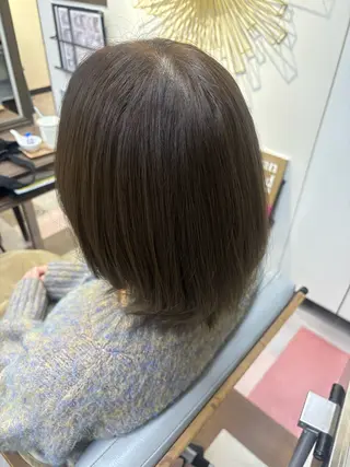 ミディアム カラー 本多 奏音のヘアスタイル