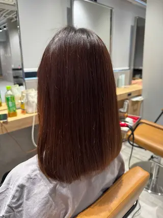 セミロング 青木 あいかのヘアスタイル