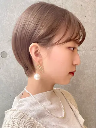 ショート レイヤー/韓国/ 顔周り/しんやのヘアスタイル