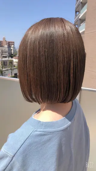 ショート カラー EARTH志木/佐藤 氷河のヘアスタイル