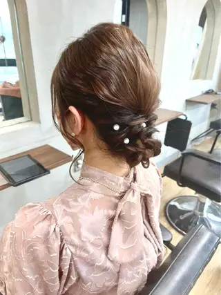 ヘアアレンジ ナナ/梅田/髪質改善 カラー/ストレートのヘアスタイル