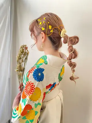 ヘアアレンジ 顔まわり🤍小顔 カット🤍みさきのヘアスタイル