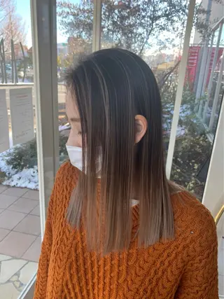 セミロング カラー 宍戸 海斗のヘアスタイル