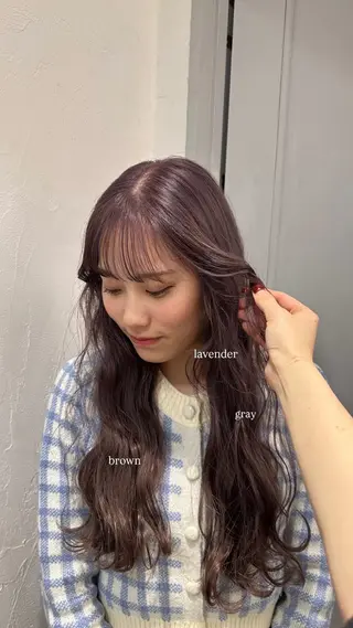 ロング カラー ヘアアレンジ Lomalia Rukaのヘアスタイル