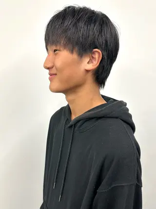 ショート メンズ 小顔ボブ/お悩み解決 /ボブパーマ/とういのヘアスタイル