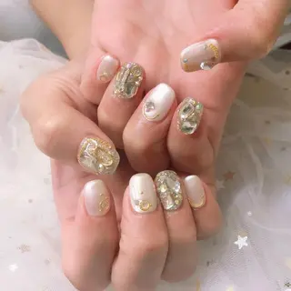 カラー ネイル Q Free nailsのネイルデザイン